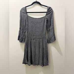 Reformation Julien Dress in Heather Plaid, Size 2